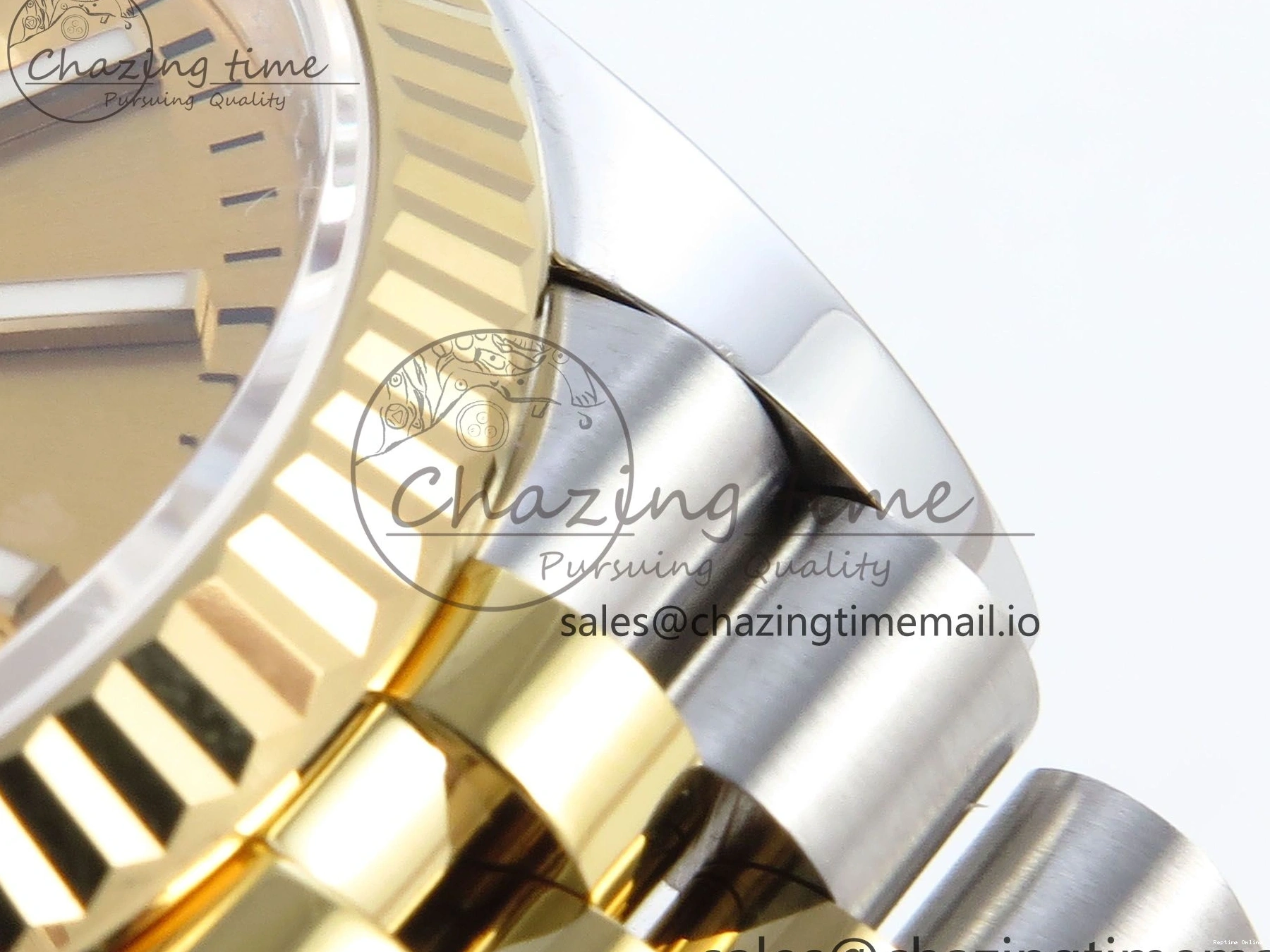 1225 Resilient DateJust 36 126233 EWEF Best Edition YG Stick Dial on SS YG Jubilee Bracelet A 624